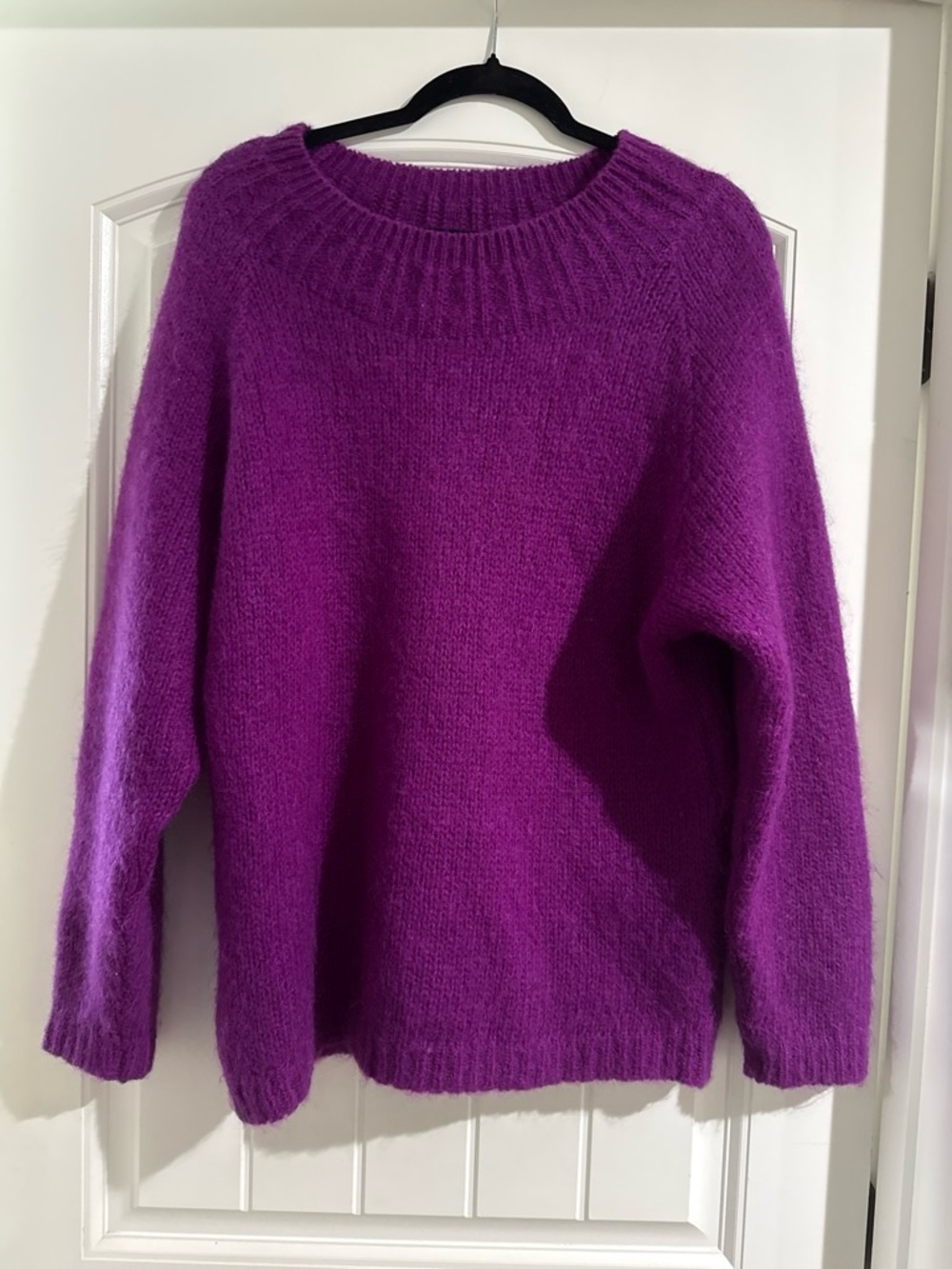 Women's Purple Crewneck Sweater
